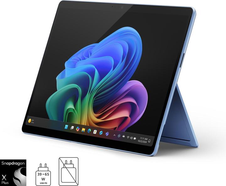 Microsoft Surface Pro - Copilot+ PC (alimentatore venduto separatamente) - 11a Edizione (13", Snapdragon X Plus X1P-64-100, 16 GB, 512 GB, Senza layout di tastiera)
