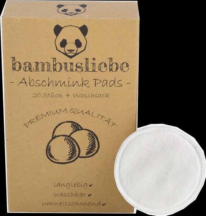 Bambusliebe Waschbare Bambus Abschminkpads (Reinigungstücher)
