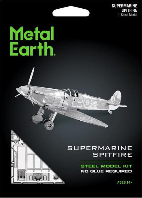 Actual product image Metal Earth Supermarine Spitfire