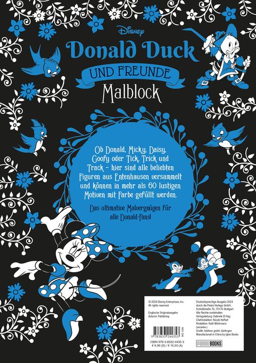Immagine prodotto Panini Disney Paperino e gli amici: blocco da colorare: oltre 60 motivi di Paperino da colorare!