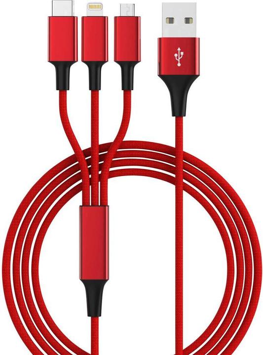 Produktbild Smrter Hydra PRO 3in1 Ladekabel (1.20 m, USB 3.0)