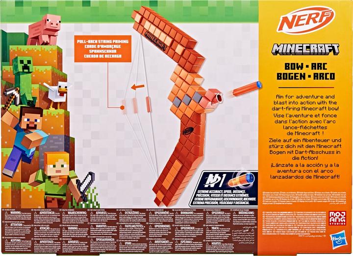 Actual product image Nerf Minecraft Bow