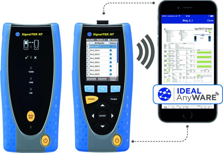 Actual product image Ideal SignalTEK NT Network TransmissionTester Touchscreen