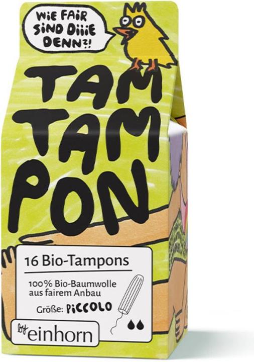 Produktbild Einhorn Condoms Bio-TamTampon Piccolo 2022 (16 x)