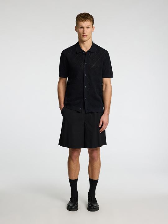 Produktbild Selected Homme Kurzarm Polohemd aus Strick (XXL)