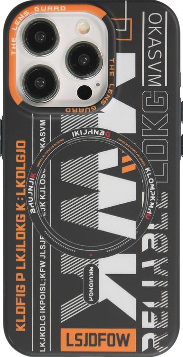 Produktbild PhoneLook Hülle MWK Cyber Grid Silikon mit MagSafe (Apple iPhone 15 Pro)