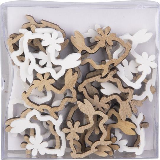 Produktbild MICA Living Streudeko - Hasensilhouetten - ca. 3 cm - 24 Stück (24 x)