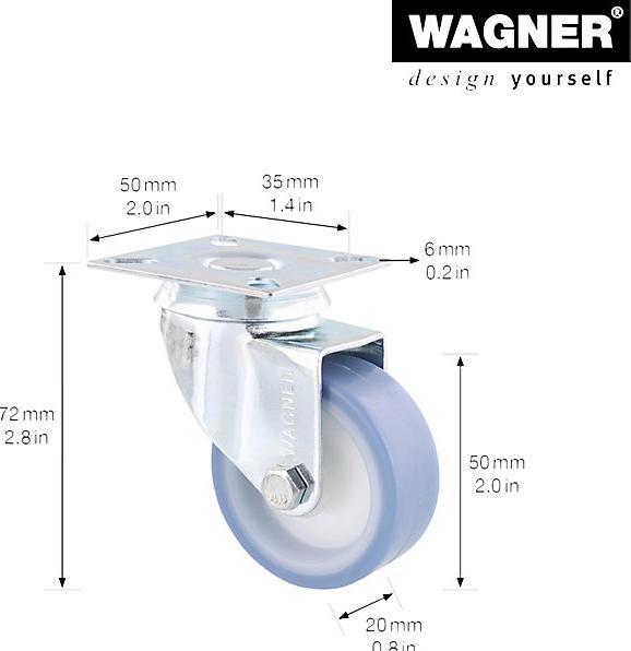 Produktbild Wagner System Lenkrolle