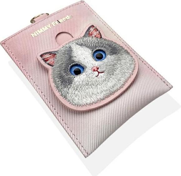 Produktbild iLike Nimmy card wallet pink Big Eyed Pet 2.0 Cat