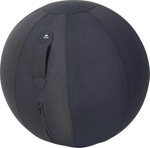 Actual product image Alba Seat ball "MHBALL", black Cover: polyester, seat diameter: 650 mm, with handle for (65 cm)