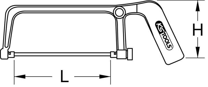 Produktbild KS Tools Kleinhandsägebogen. 150mm 907.2130