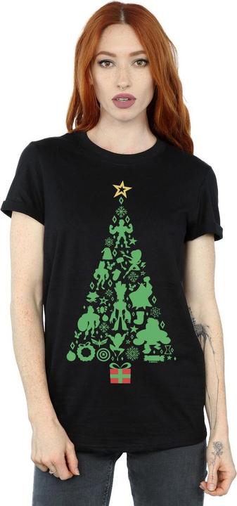 Immagine prodotto Avengers Christmas Tree Maglietta Ampia Donna (M)