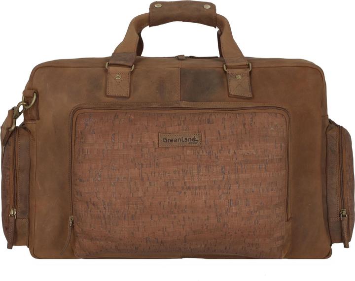 Actual product image Greenland Nature Nature Weekender travel bag leather 50 cm laptop compartment (39 l)
