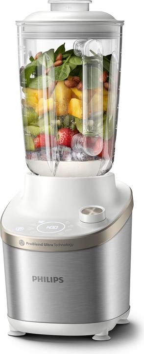 Image du produit Philips HR3760/01 Blender à grande vitesse Atlantic, métal/blanc (1500 W)