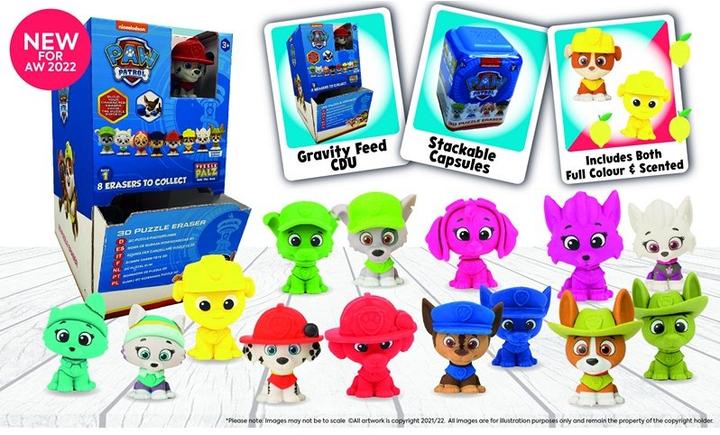 Image du produit Sambro Gomme puzzle PAW Patrol avec parfum dans un oeuf surprise