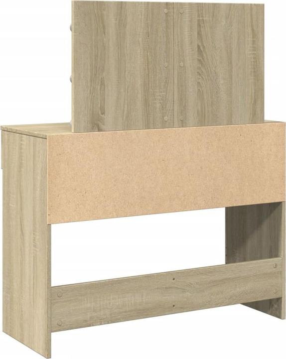 Actual product image VidaXL Dressing table with LED lighting (100 x 40 x 120 cm)