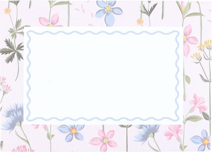Actual product image Something Different Forget Me Not Flower Necklace Set (100% synthetic material)