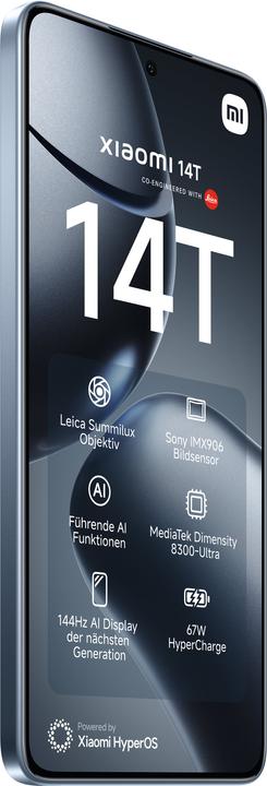 Image du produit Xiaomi 14T (256 Go, Bleu Titan, 6.67", Double SIM, 50 Mpx, 5G)
