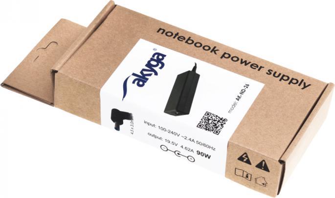 Image du produit Akyga AK-ND-26 - Ordinateur portable - Intérieur - 100 - 250 V - 50 - 60 Hz - 90 W - 19.5 V (90 W)