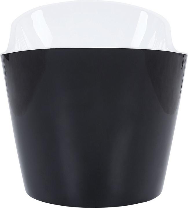 Produktbild Beliani Badewanne freistehend schwarz oval 150 x 75 cm ANTIGUA (180 l, 75 cm, 150 cm)