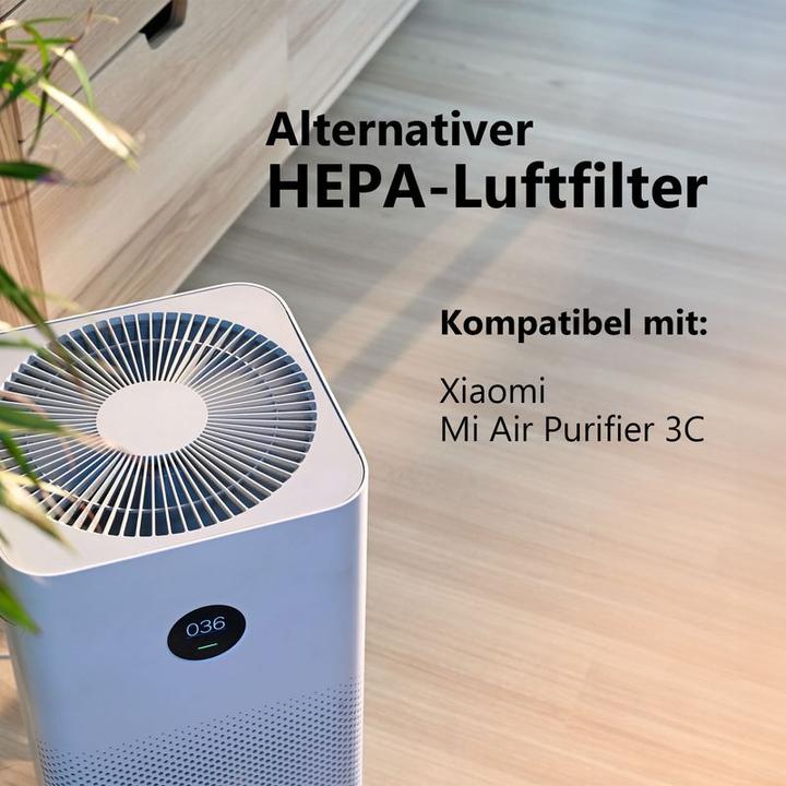 Produktbild Hermex Alternativer HEPA-Luftfilter zu Xiaomi Mi Air Purifier 3C (1 x)