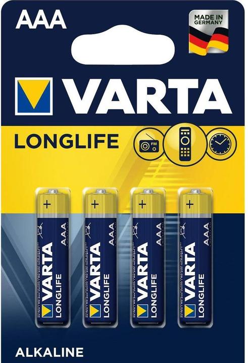 Produktbild Varta Longlife (4 Stk., AAA, 1200 mAh)