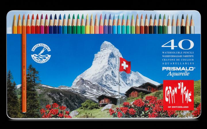 Produktbild Caran d'Ache Prismalo Aquarelle Metallschachtel (Mehrfarbig, 40 x)