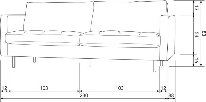 Produktbild BePureHome Rodeo (3-Sitzer)