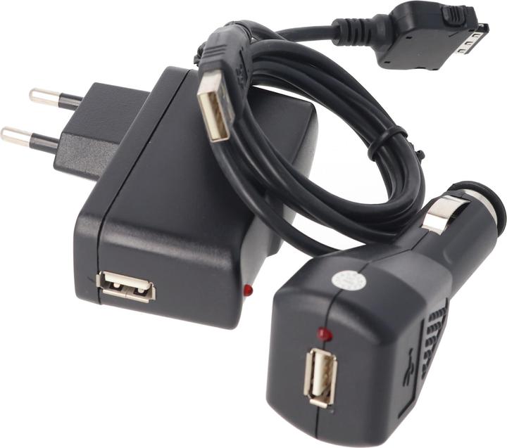 Produktbild AccuCell PDA Lade Sync Set, Handspring Treo 90, 180, 270, 300