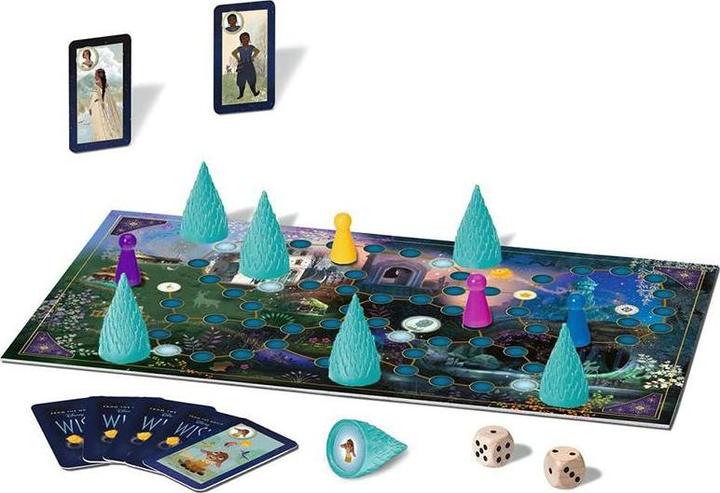 Produktbild Ravensburger 22649 - Disney Wish Sagaland: Time to Wish - Mitbringspiel für 2-4 Spieler ab 6 Jahren (Italienisch, Spanisch, Englisch, Französisch, Deutsch, Niederländisch)