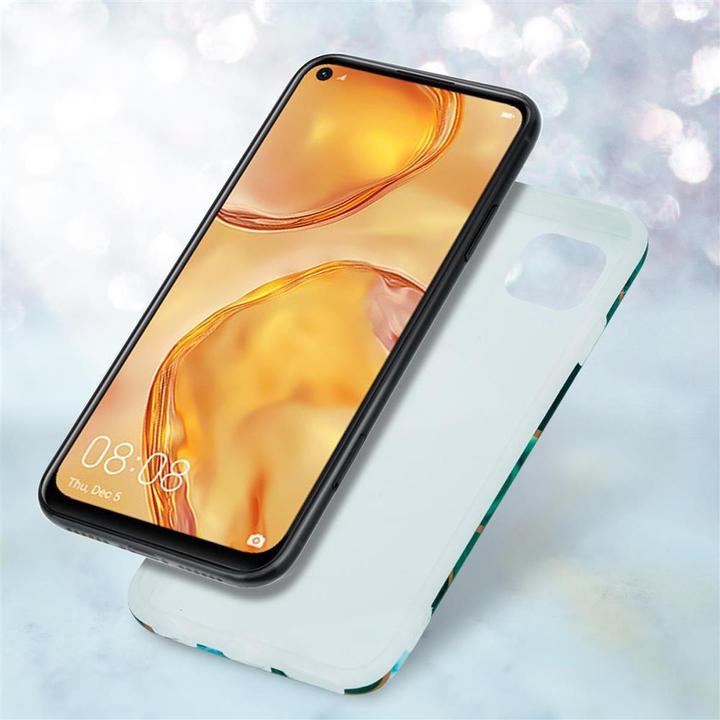 Actual product image Cadorabo IMD TPU Colorful Marble Cover (Huawei P40 Lite)