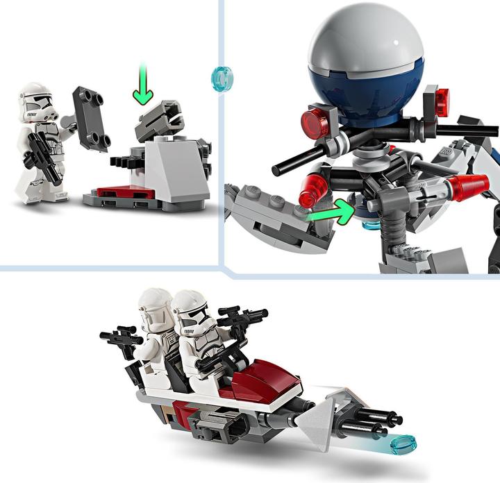 Immagine prodotto LEGO 75372 Pacchetto da battaglia Clone Trooper™ e Battle Droid™ (75372, LEGO Star Wars)