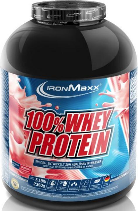 Image du produit IronMaxx 100% Whey Protein (boîte de 2350g) (Fraise, 1 pcs, 2350 g)