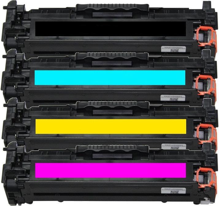Produktbild Hermex Kompatibler Toner für HP Color LaserJet Pro 400 M451dw (M, Y, BK, C)