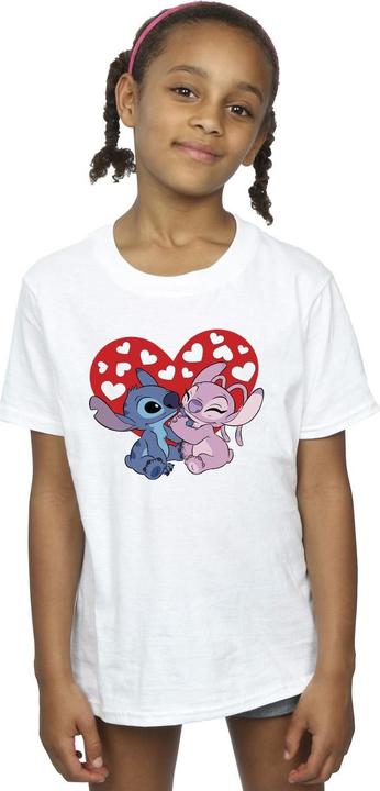 Immagine prodotto Disney Lilo & Stitch Hearts Maglietta Ragazze (152, 158)