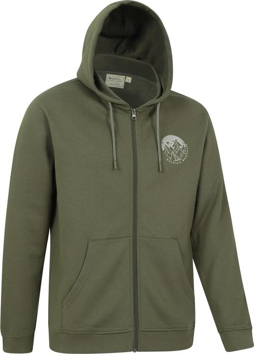 Immagine prodotto Mountain Warehouse Felpa con Cappuccio e Zip Intera Circle Mountain Cordino Uomo (M)