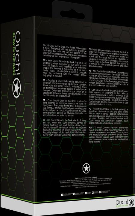 Produktbild Ouch! Chest Bulldog Harness - Glow in the Dark