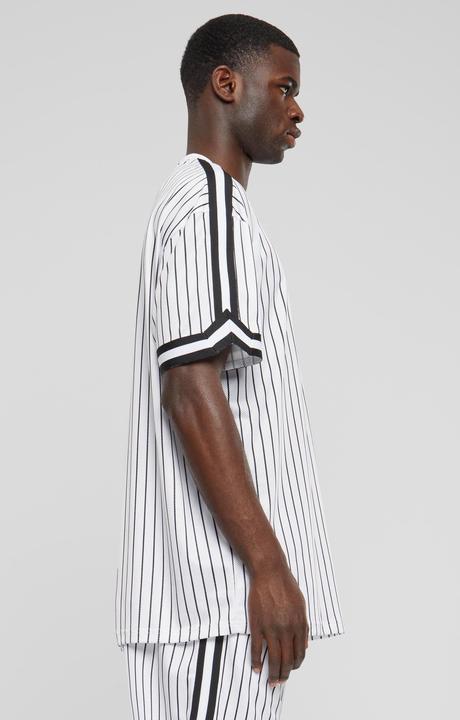 Produktbild Urban Classics Oversized Striped Mesh Tee - 138093 (XL)