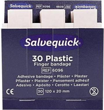 Image du produit Cederroth Pansement doigt Salvequick 6096 résistant à l'eau 30 pcs/paquet. (30 x)