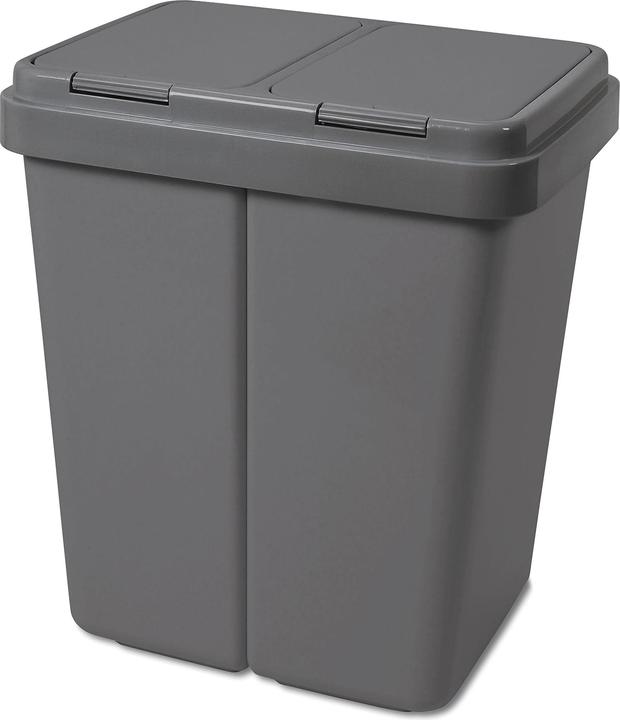 Image du produit Alpfa Duo Bin Anthracite (2x 25L) (60 l)