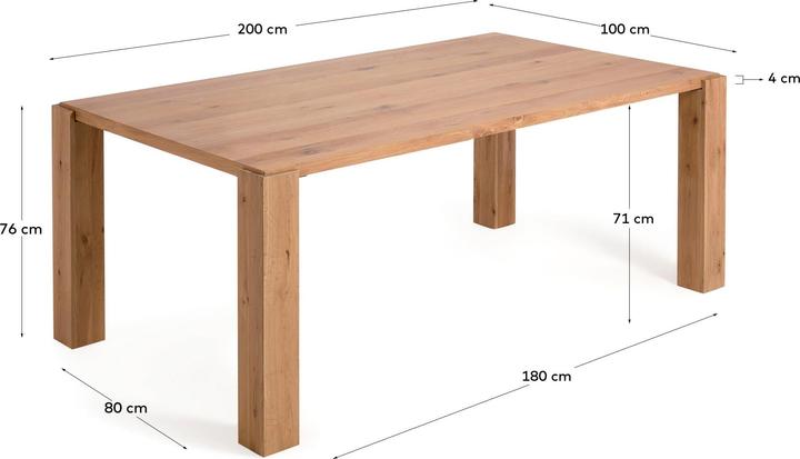 Image du produit Kave Home Deyanira (100 x 200 x 76 cm)