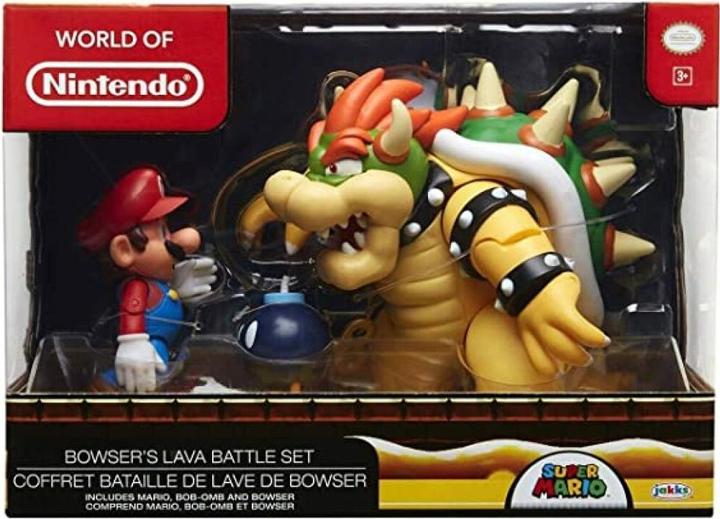 Produktbild Jakks Pacific World of Nintendo: Mario vs. Bowser Lava Battle