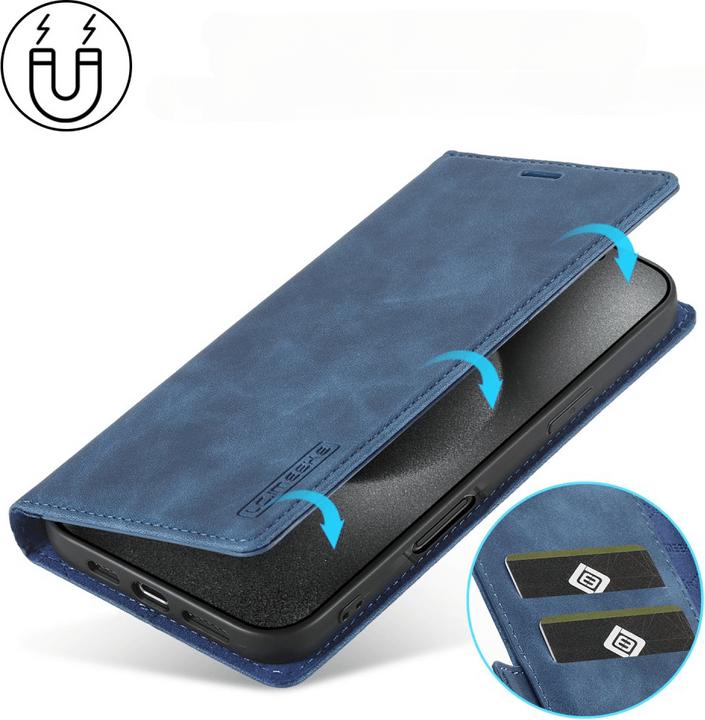 Produktbild LC.Imeeke iPhone 16 Pro - Flip Case Vintage (Apple iPhone 16 Pro)