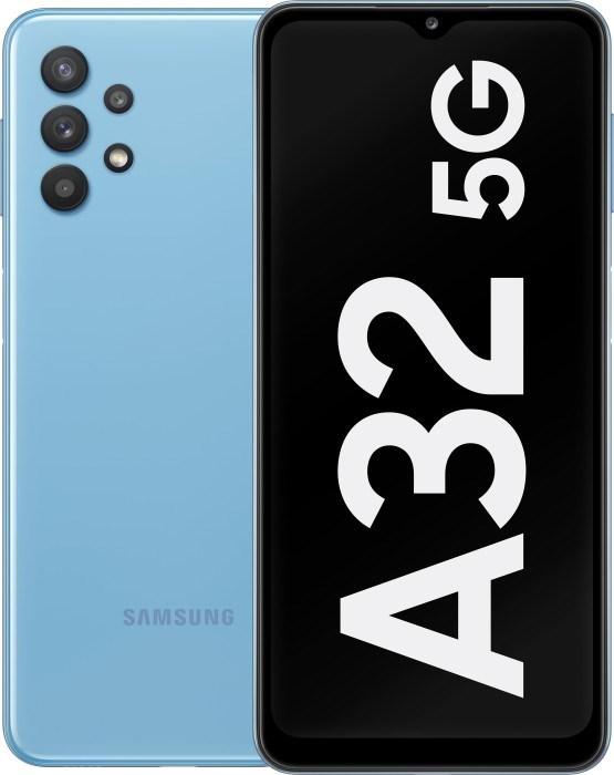 Actual product image Samsung Galaxy A32 5G EU (128 GB, Blue, 6.50", Dual SIM, 48 Mpx, 5G)