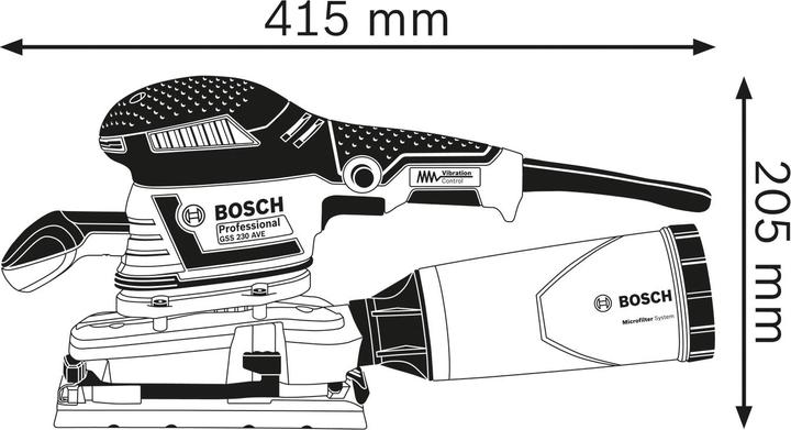 Immagine prodotto Bosch Professional Gss 230 Ave (Levigatrice orbitale, 300 W)