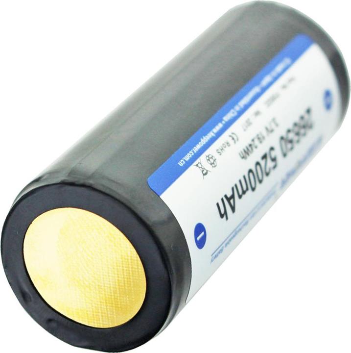 Actual product image Keeppower Akku 26650 - PCB geschützt 69,5x26,8mm (1 pcs., 26650, 5200 mAh, Rechargeable battery)