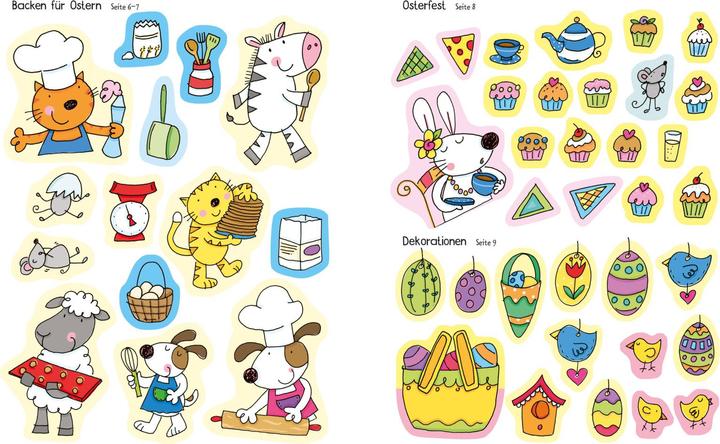 Mein erstes Stickerbuch: Ostern (1 x, 27 x 21 cm)