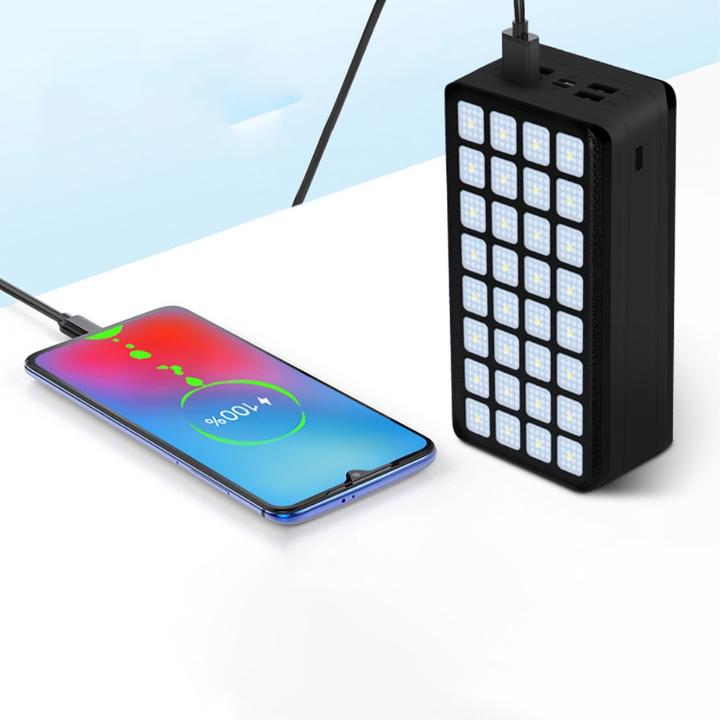 Image du produit Apfelkiste Banque d'énergie solaire extérieure LED 4x USB A (50000 mAh, 185 Wh)