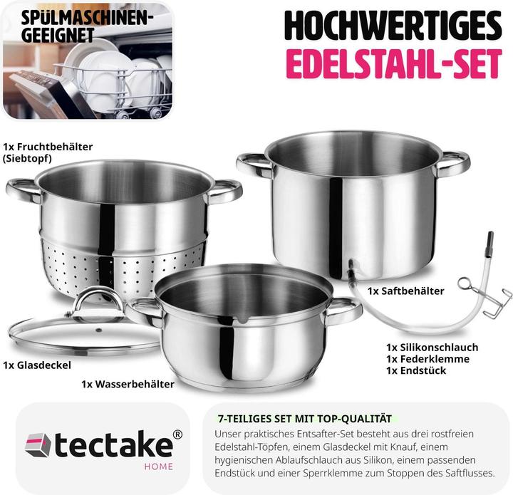 Image du produit tectake Extracteur de jus à vapeur
