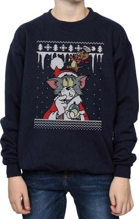 Image du produit Tom & Jerry - Sweat CHRISTMAS FAIR ISLE - Garçon (128)
